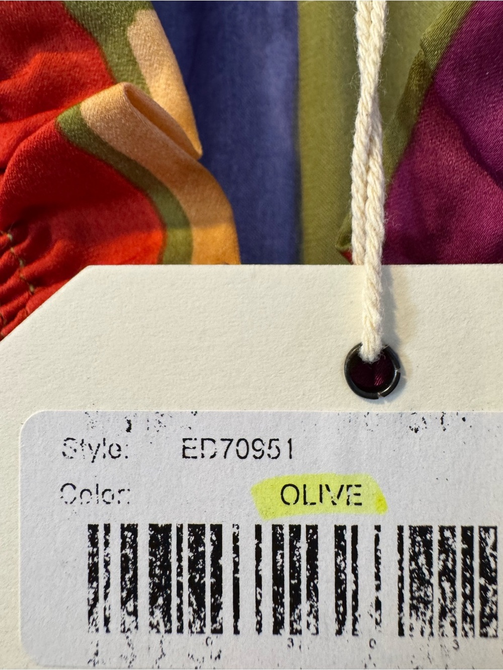 NWT! Easel Multicolor Striped Ruffle Dress Size Small - Picture 5 of 8